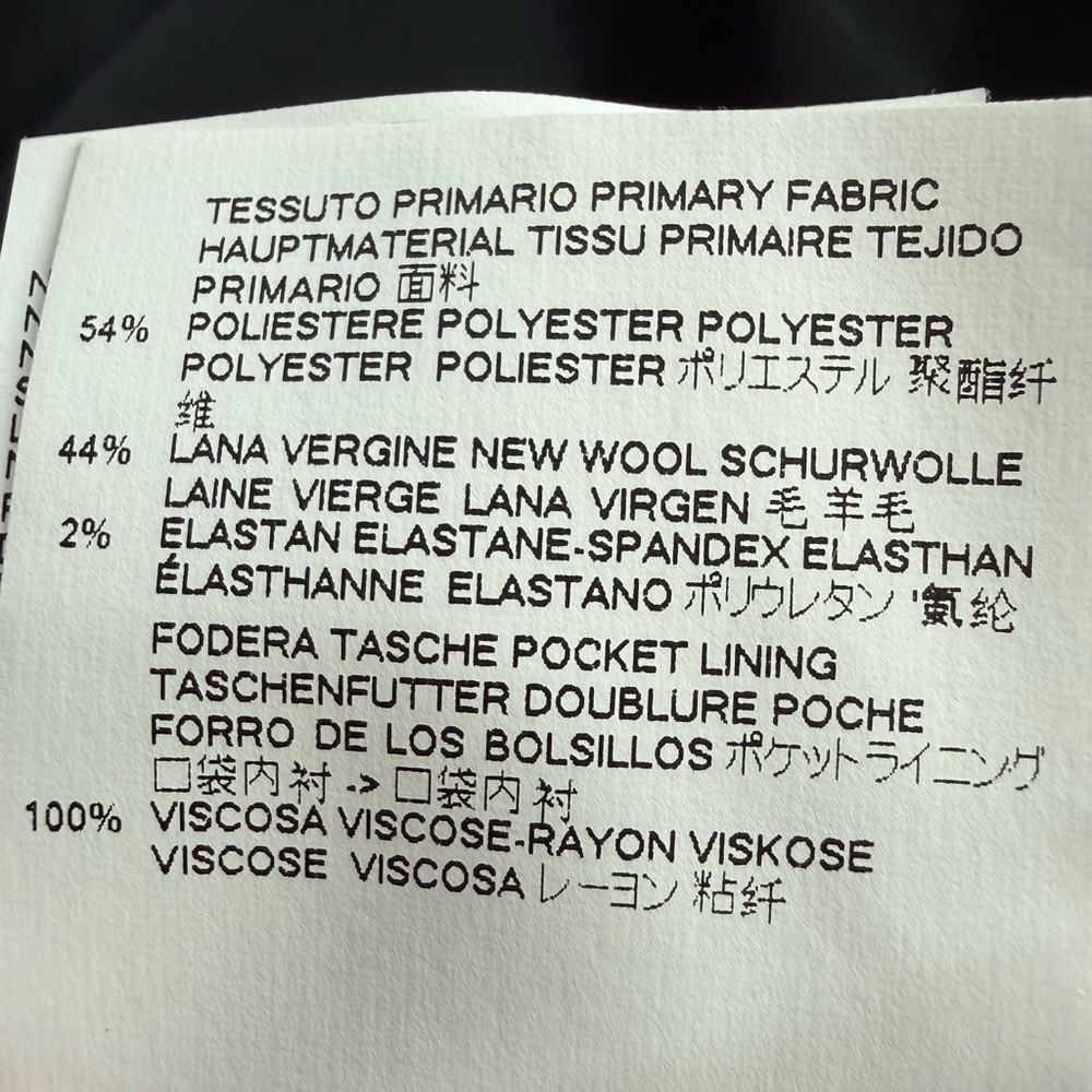 MM6 Maison Margiela Red Cropped Wide Leg Pants NWT IT 40 Made in Italy - Picture 8 of 8